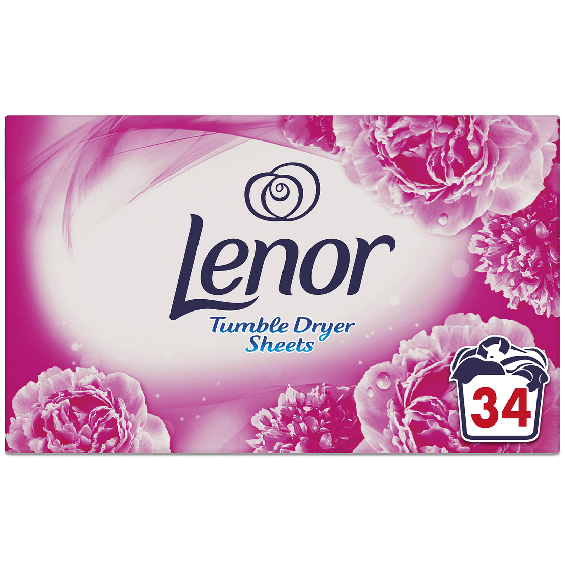 Lenor - Ароматизирани кърпички за сушилня Pink Blossom - 34бр