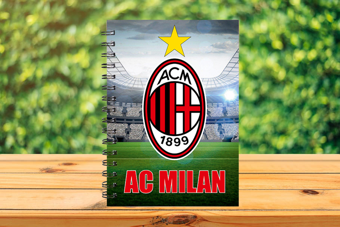Тефтер AC Milan размер А5