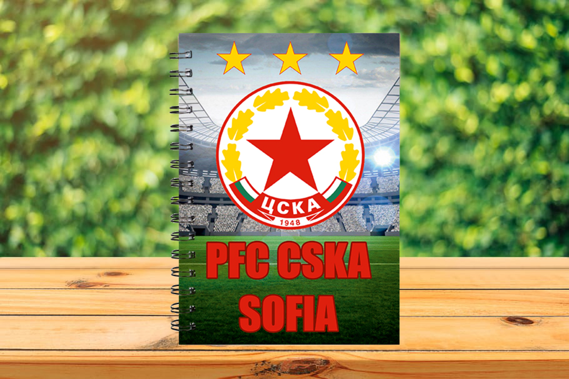 Тефтер ЦСКА София размер А5