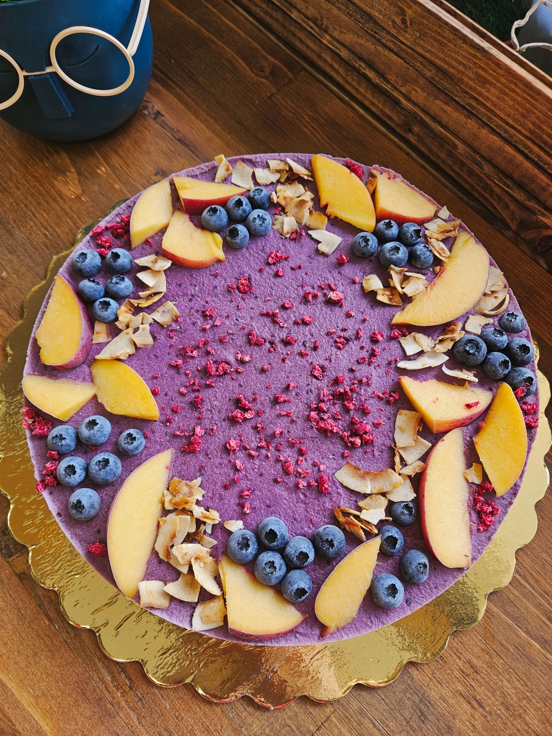 Боровинкова торта с плодове 26см