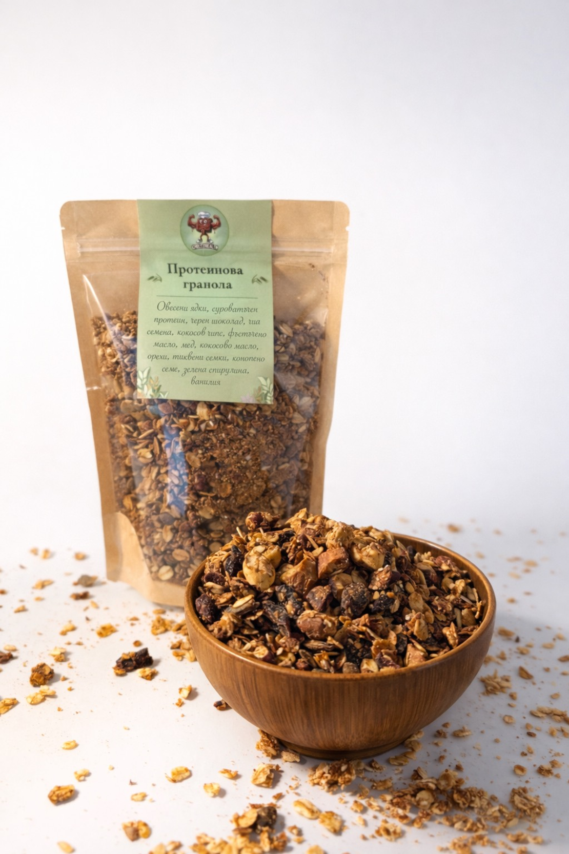Протеинова гранола 200гр