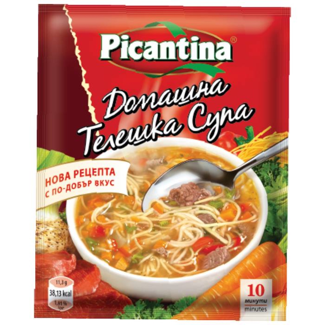 Супа домашна телешка 34 г