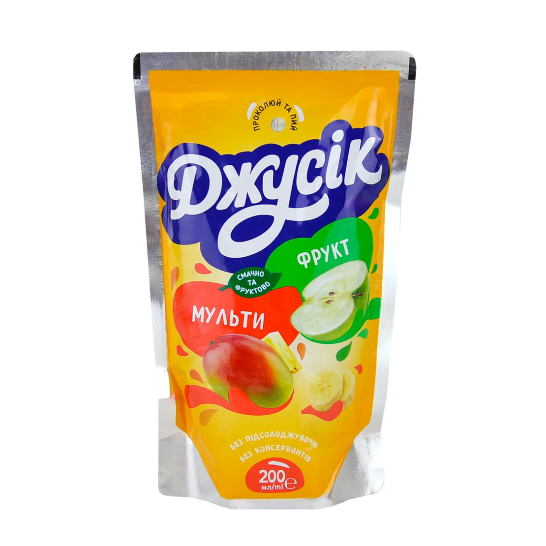 Джусик Мултифрукт 200 мл (Украйна)