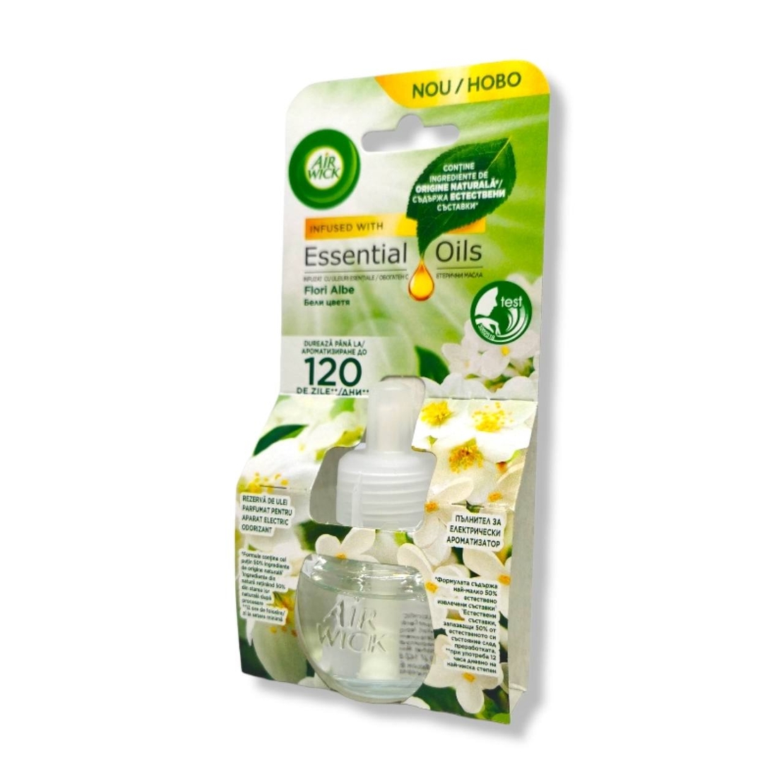 Електрически АРОМАТИЗАТОР AIRWICK + ПЪЛНИТЕЛ 19мл WHITE BOUQUET