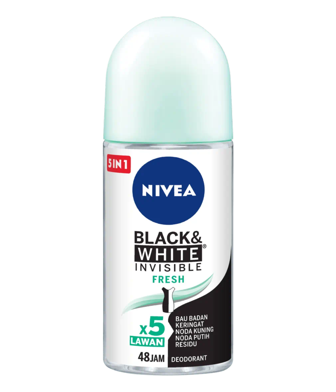 NIVEA DEO ROLL`ON 50 ML BLACK & WHITE FRESH