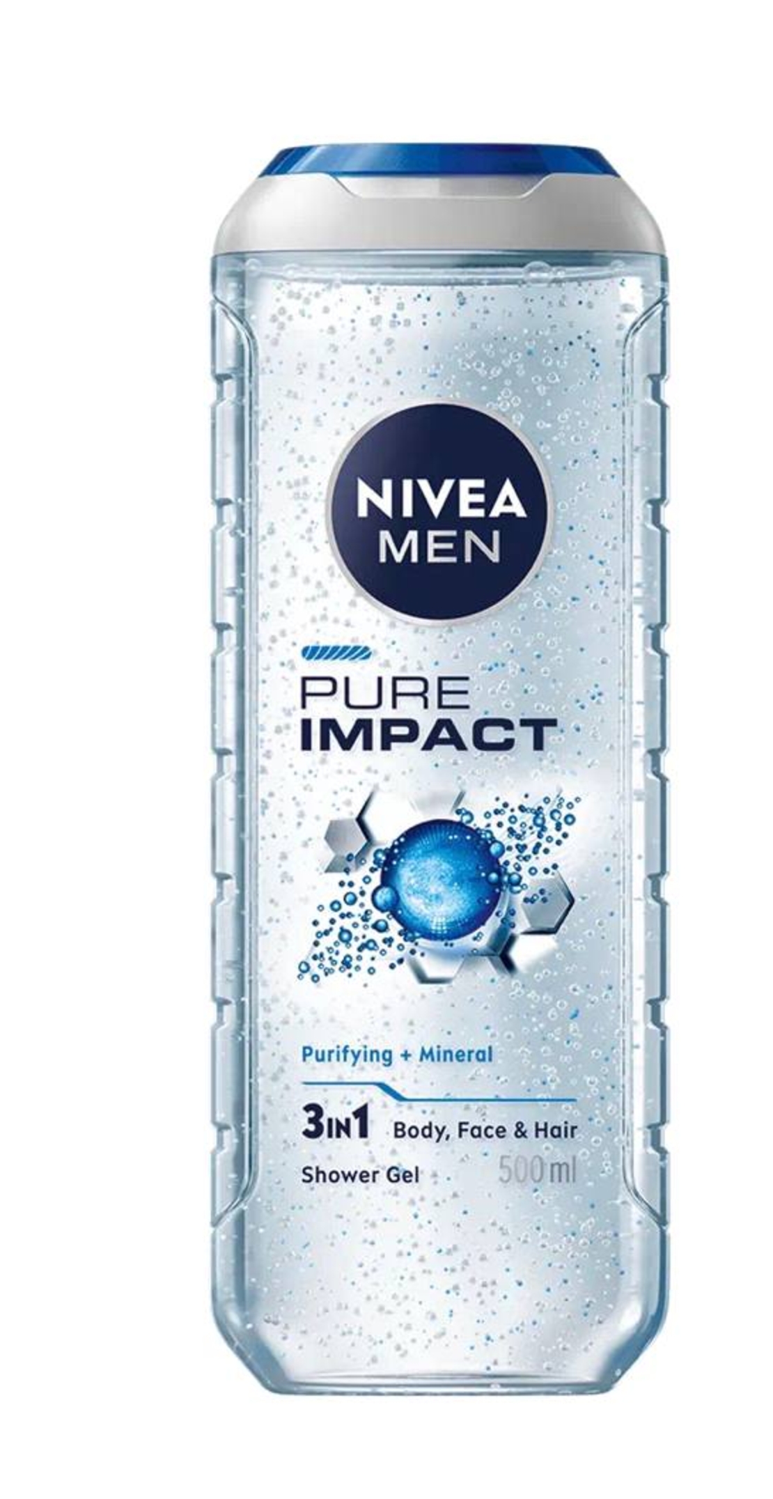 ДУШ ГЕЛ НИВЕЯ 500мл MEN КОСА И ТЯЛО PURE IMPACT
