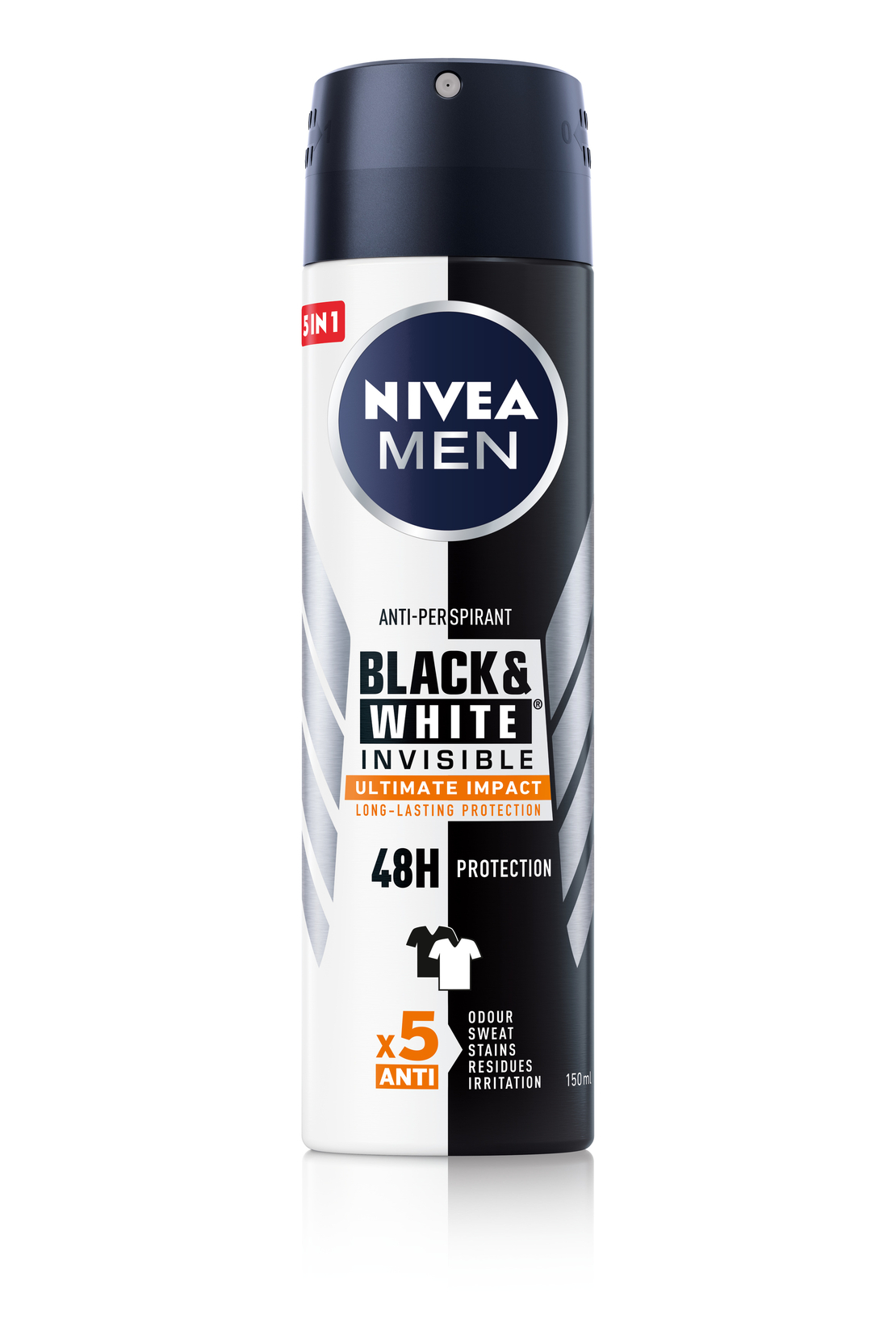 NIVEA DEO 150ml MEN INVISIBLE BLACK & WHITE ULTIMATE
