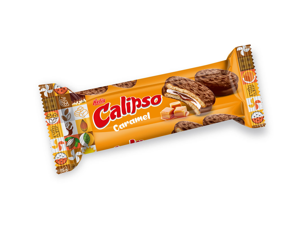 NEFIS БИСКВИТИ КАЛИПСО КАРАМЕЛ