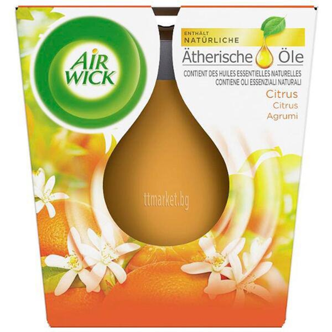 AIR WICK АРОМАТНА СВЕЩ 105гр CITRUS