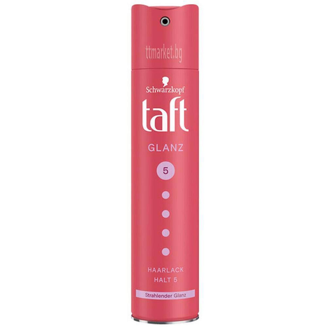 ЛАК ЗА КОСА TAFT 250мл GLANZ HOLD 5