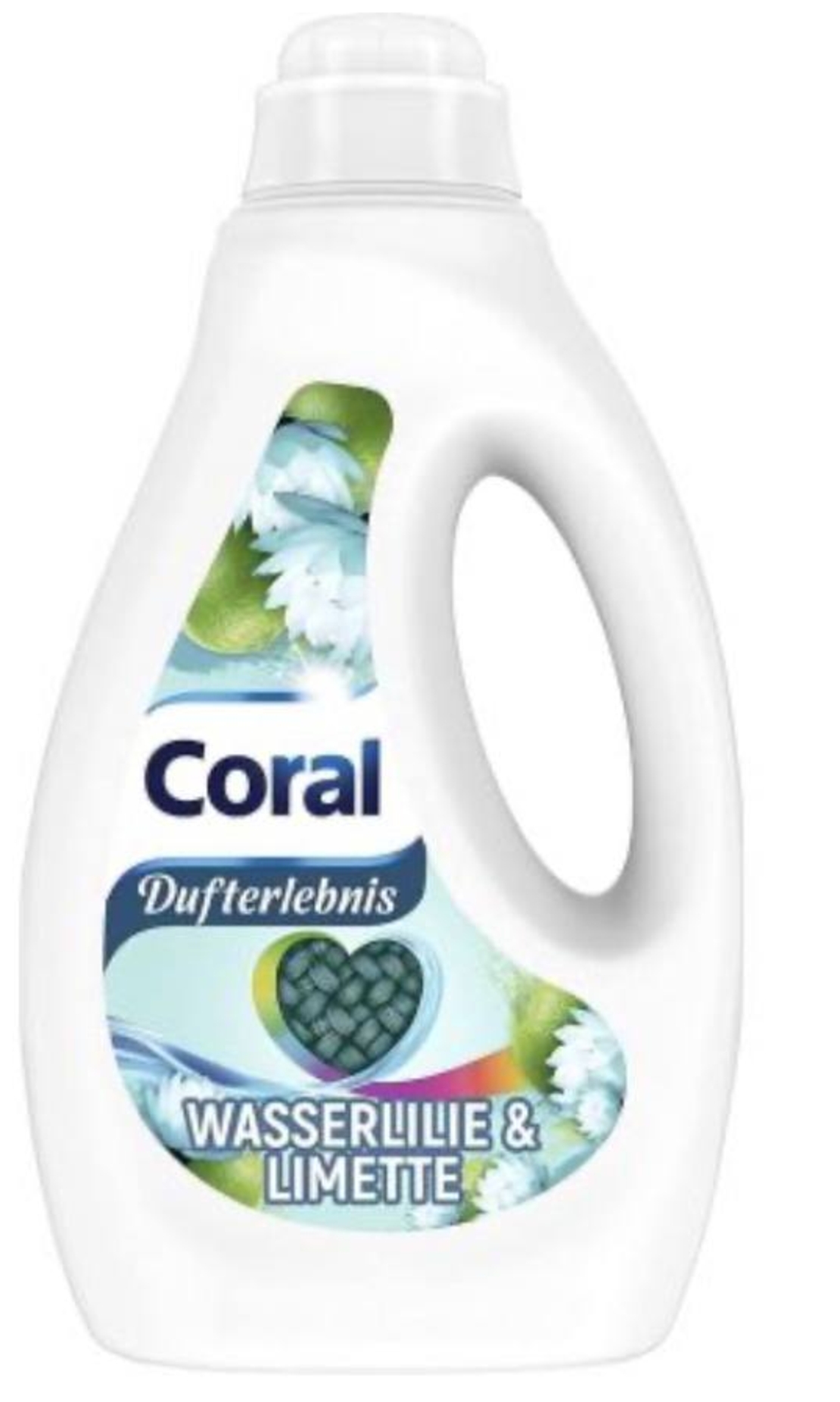 Течен перилен препарат CORAL COLOR 1 л (20 пранета) Water Lilly & Lime