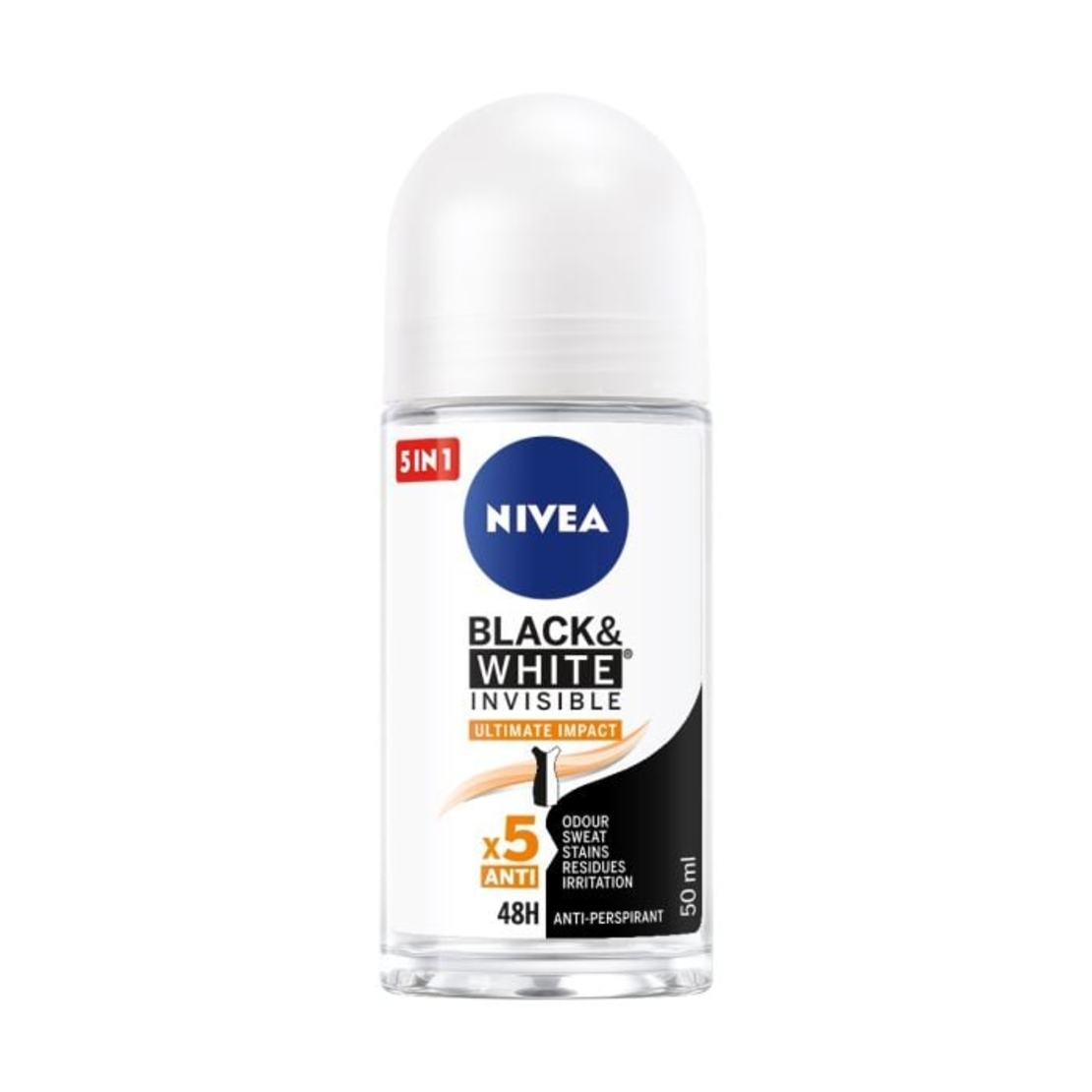 NIVEA DEO ROLL`ON 50 ML BLACK & WHITE ULTIMATE