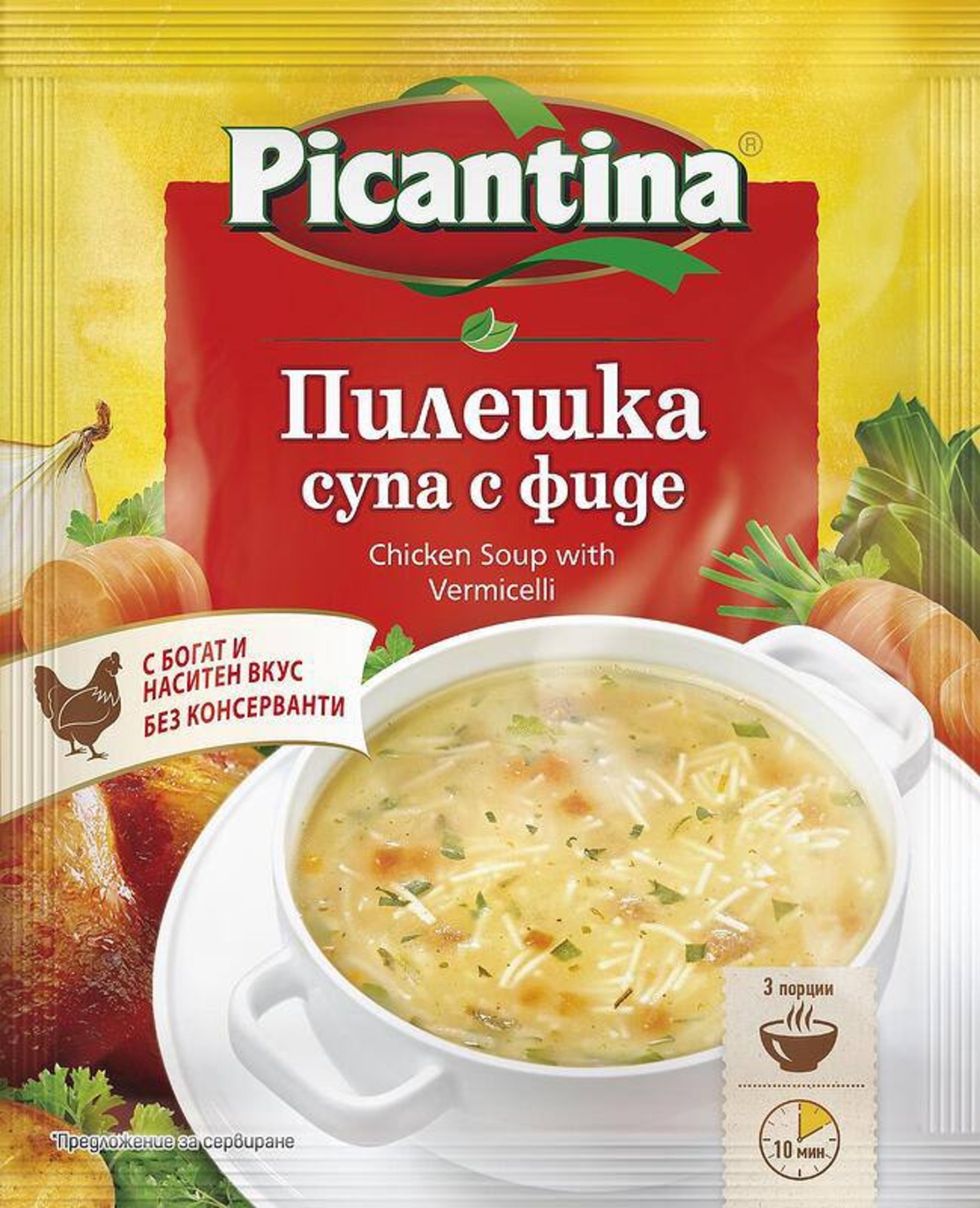 Супа пиле с фиде 52 г