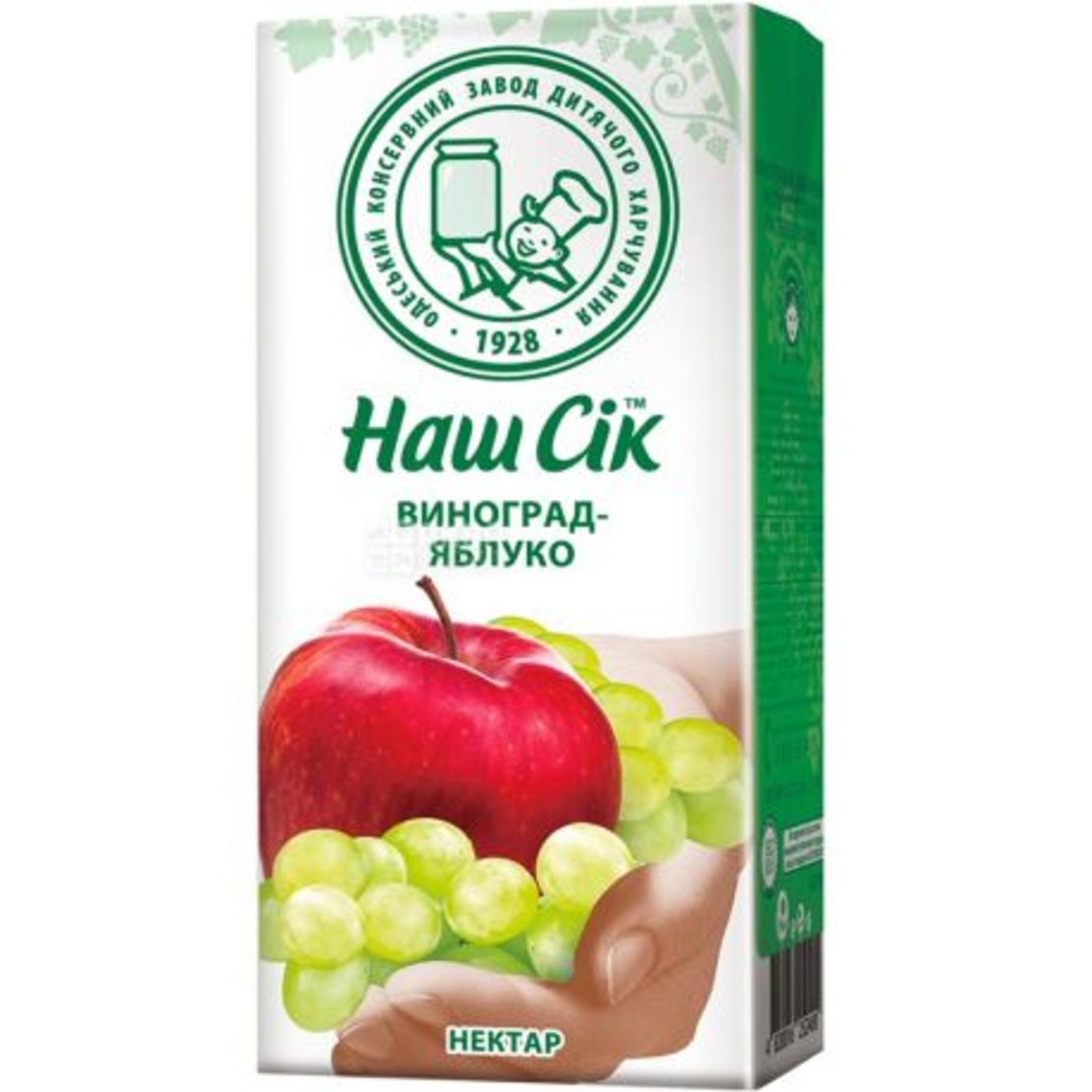 Наш Сок Ябълка–Грозде 950 мл (Украйна)