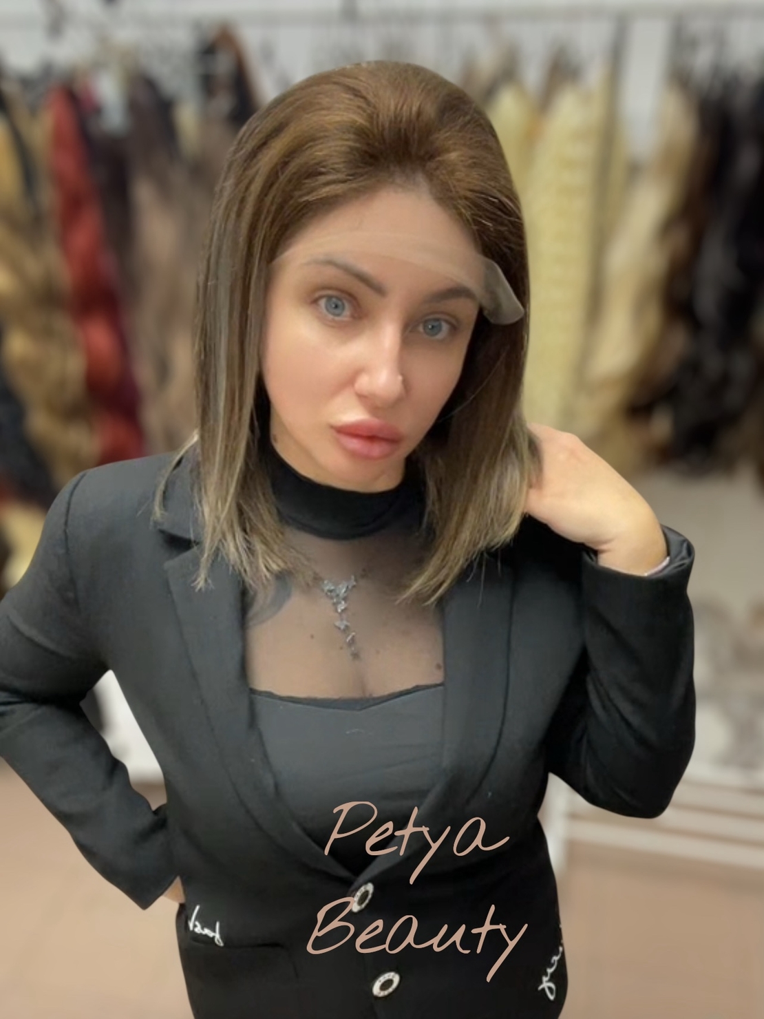 Перука - 100% естествен косъм - ГЛОРИЯ