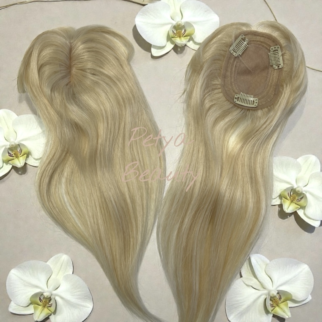 Тупе - 100% естествен косъм - Русо 613 - 35см