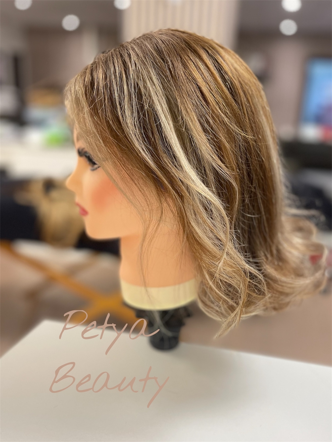 Перука - 100% естествен косъм - АНЕЛИЯ