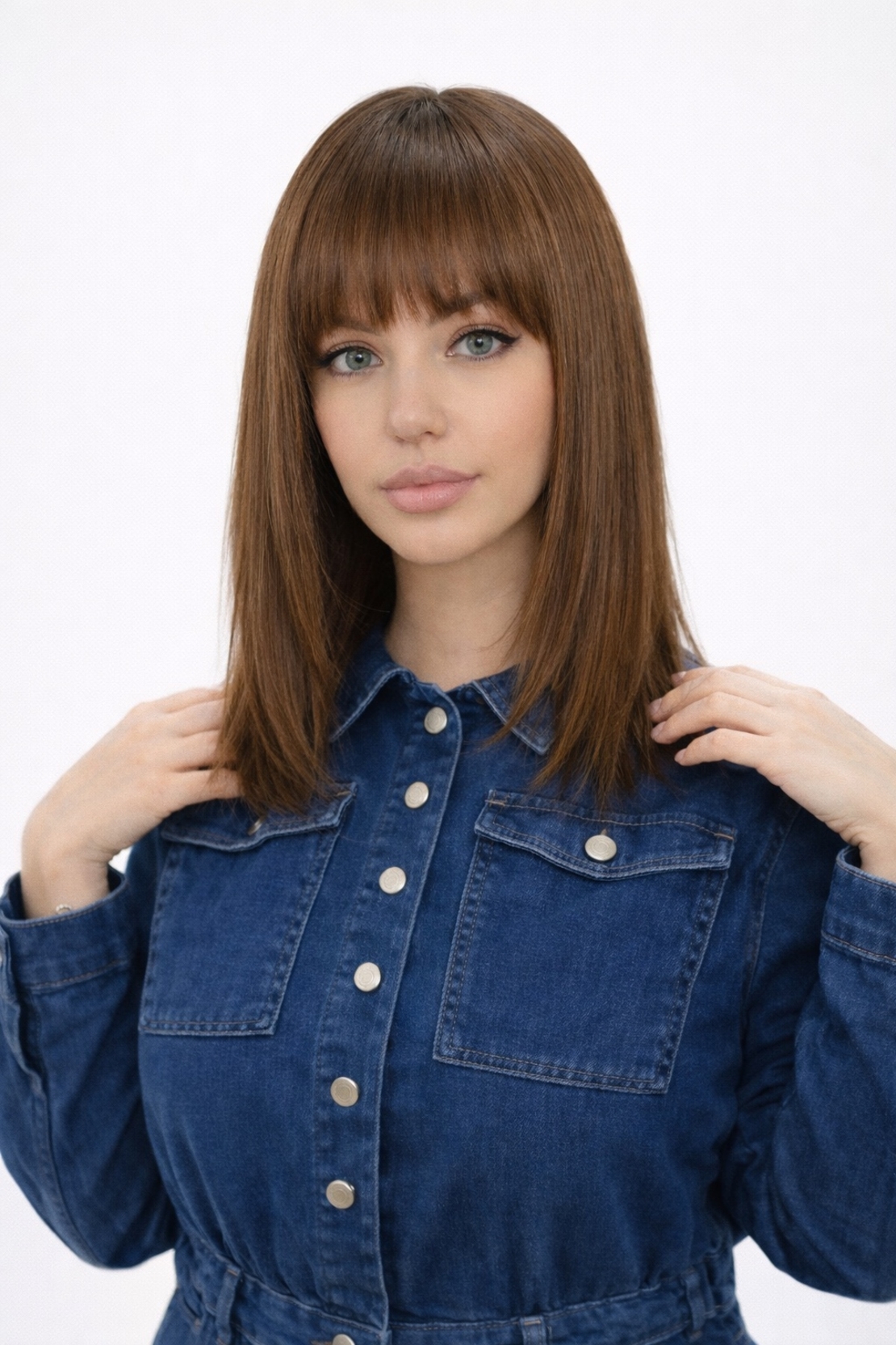 Перука - 100% естествен косъм - АЛEНА