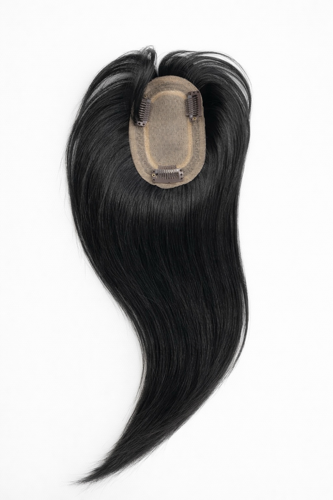 Тупе - 100% естествен косъм – Модел МИНИ - Черно 35см