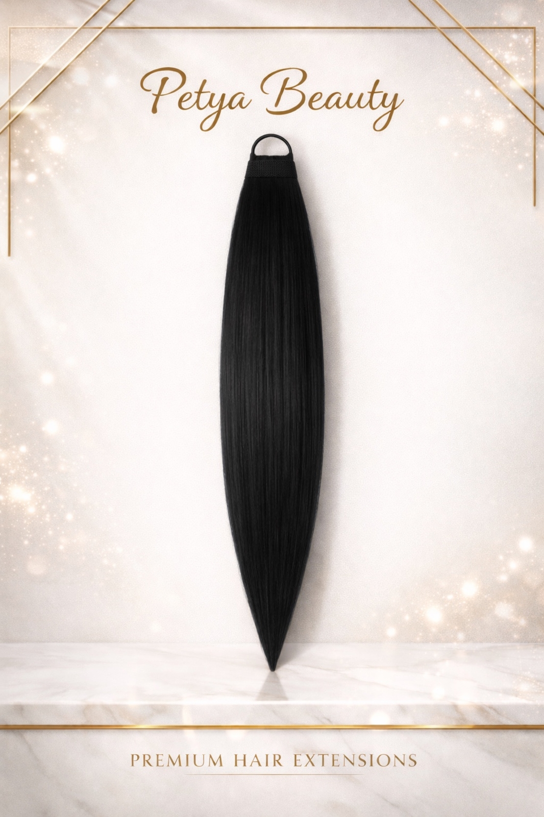 Нов вид Опашка с ластик - Черен