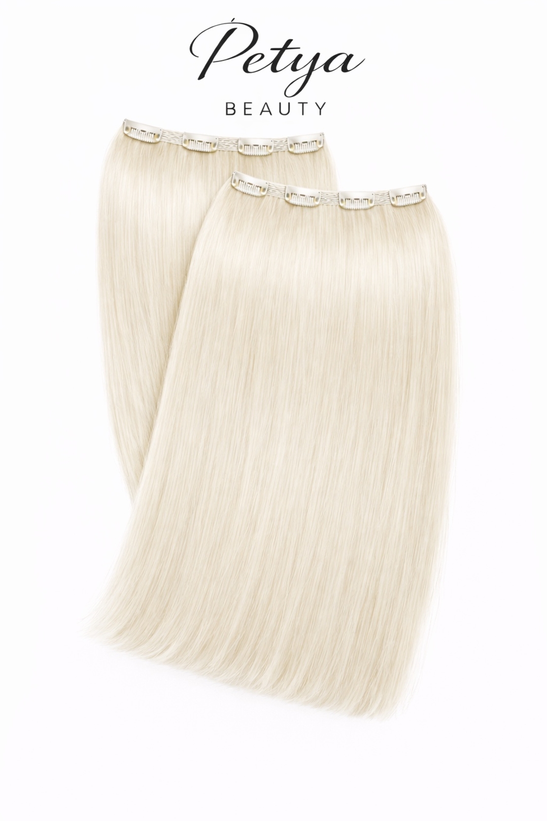 100% Естествен косъм - Екстеншън от 2 части - 150 грама