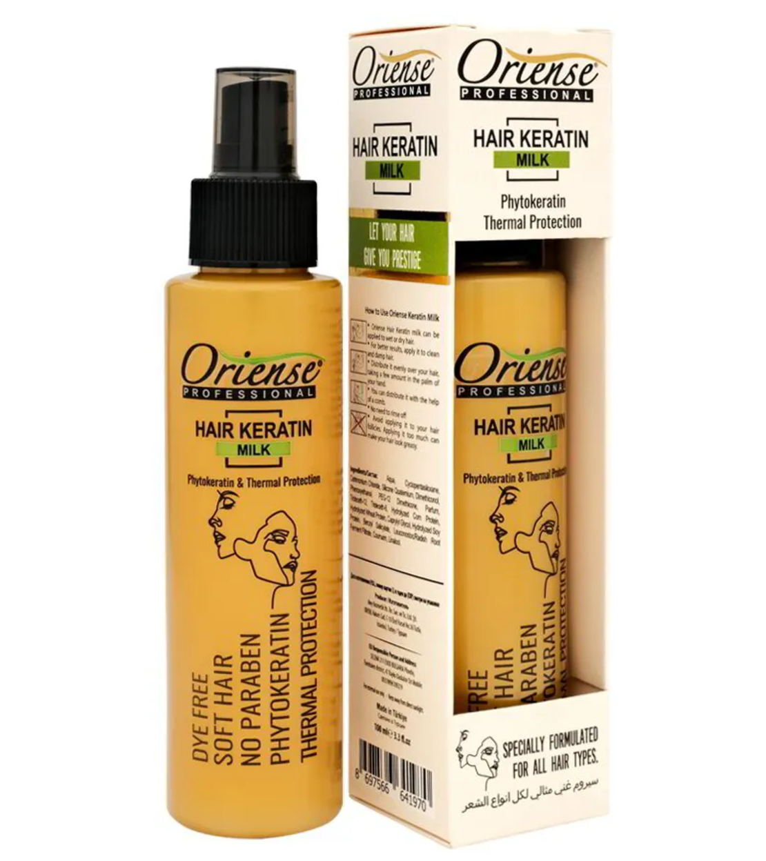 Кератиново мляко спрей за коса Oriense Phytokeratin & Thermal Protection ( 100 ml. )