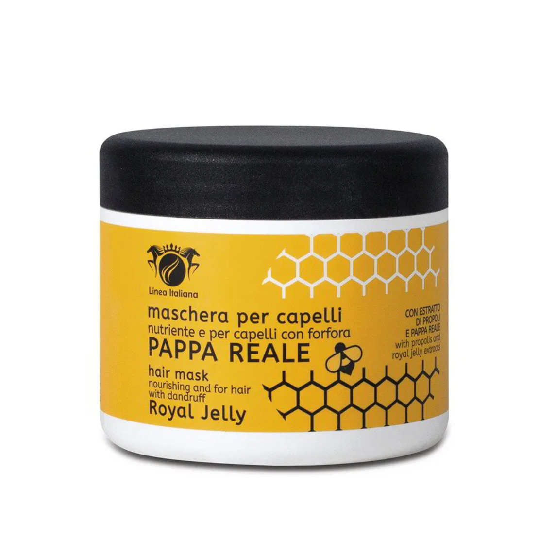 Маска за коса с пчелно млечице и прополис за проблемен скалп LINEA ITALIANA PAPPA REALE MASK (500 ml)