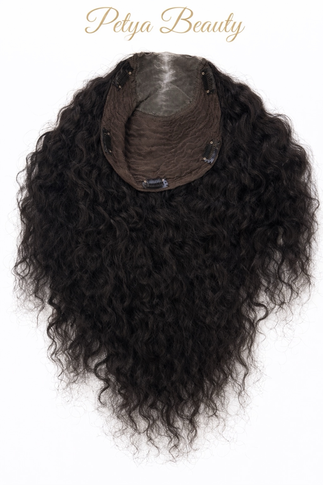 /ПРЕМИУМ/ Тупе - 100% естествен косъм - Тъмно кафяво No:3 (къдрици)