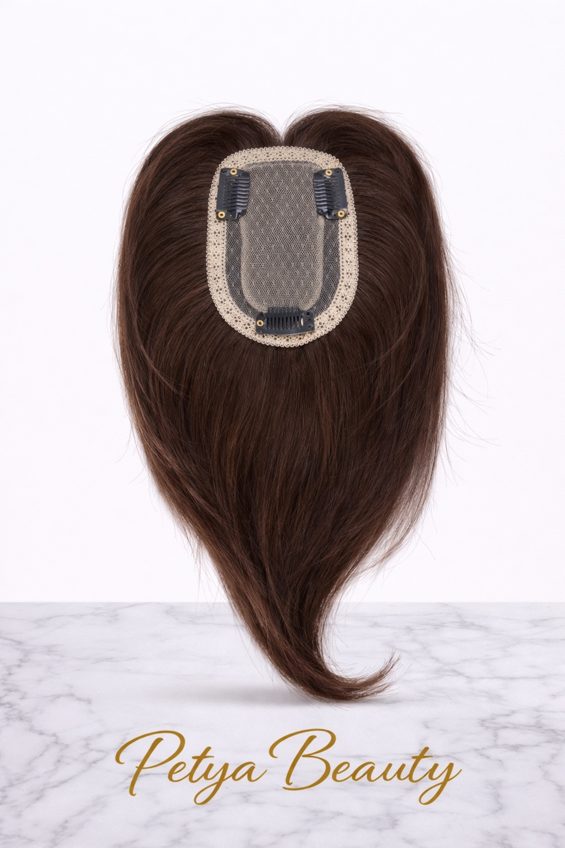 Тупе - 100% естествен косъм – Модел МИНИ - Кафяво No:6.4