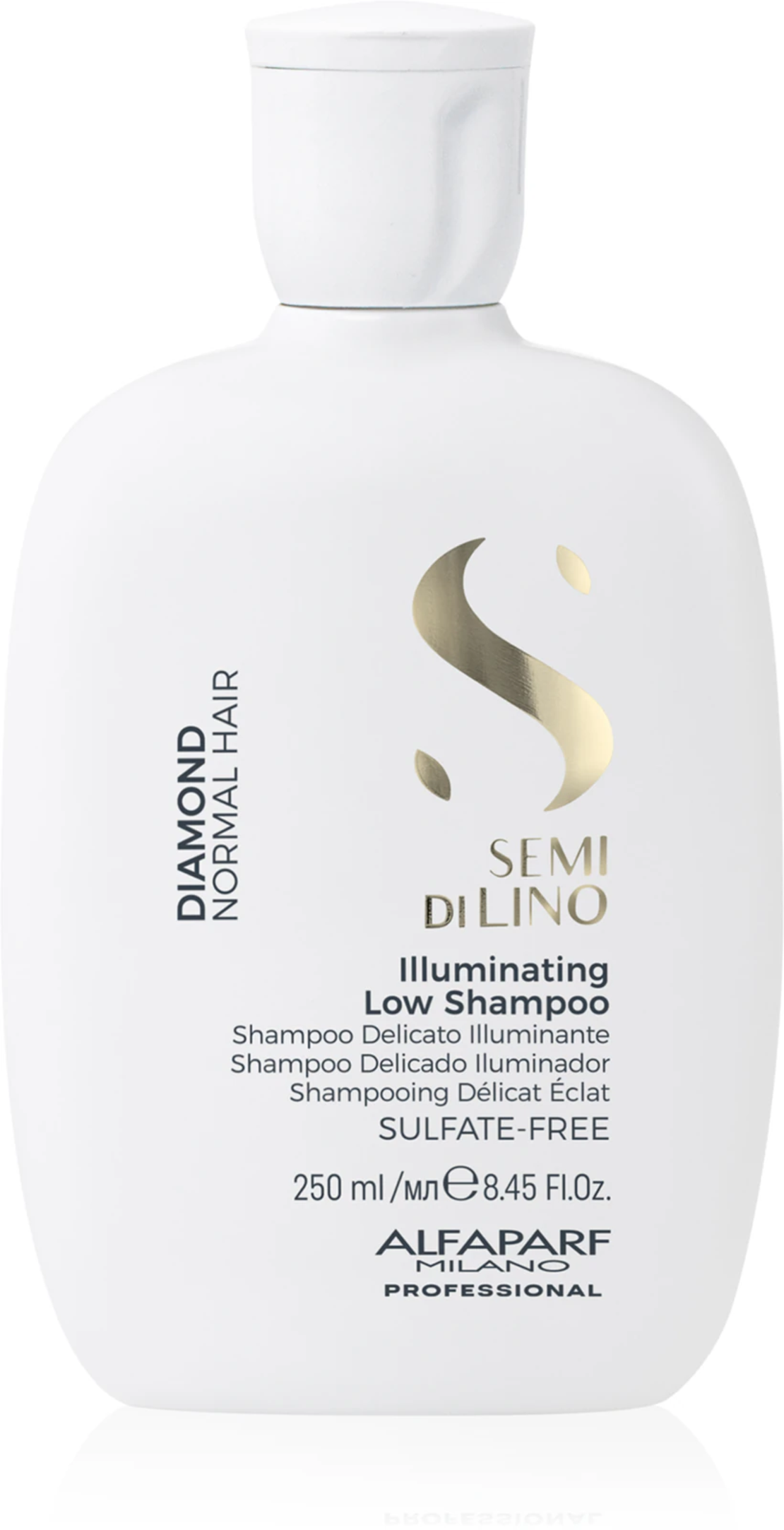 Шампоан за диамантен блясък ALFAPARF SEMI DI LINO DIAMOND ILLUMINATING LOW SHAMPOO 250ml