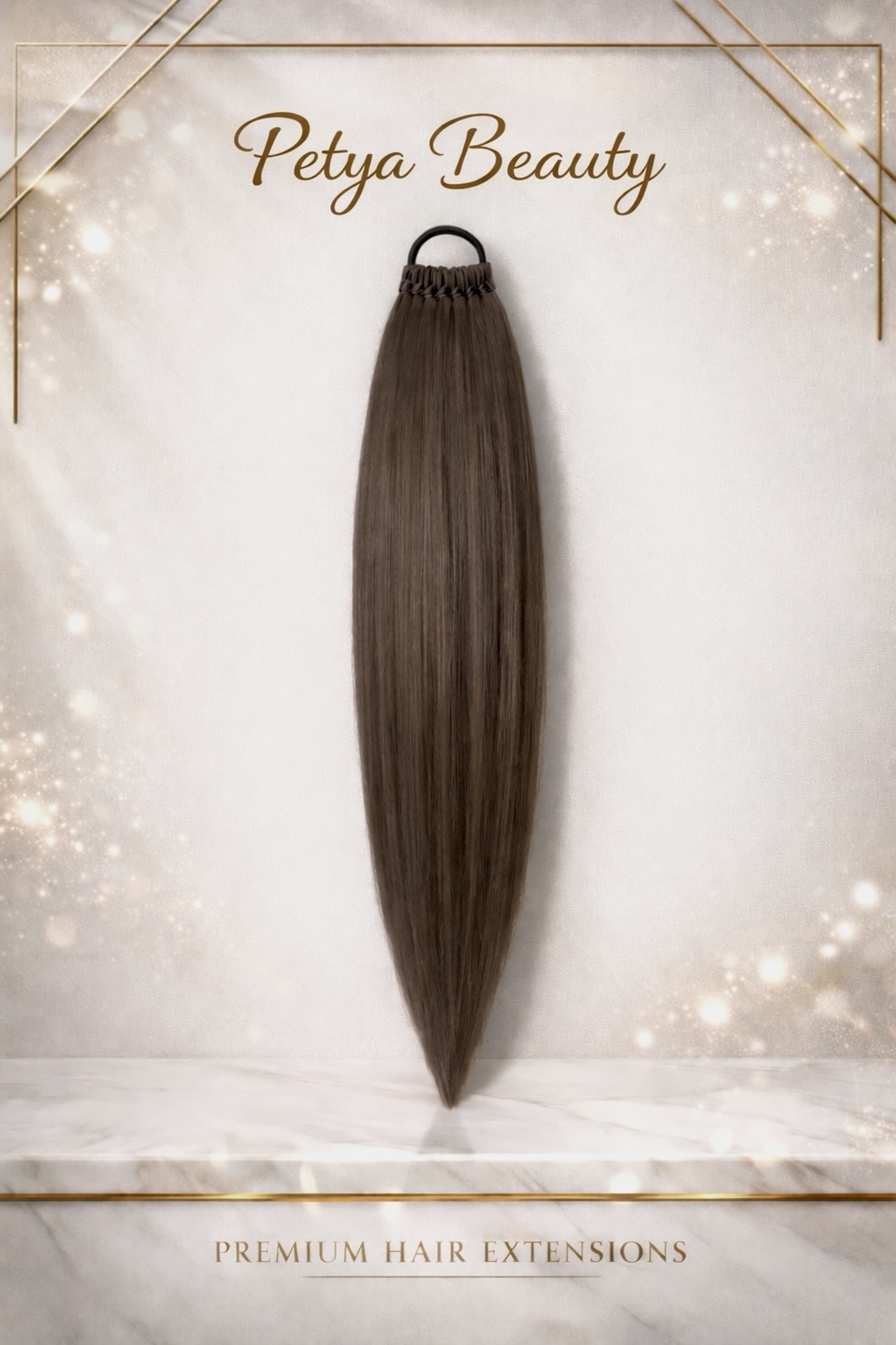 Опашка с ластик - Лешник (РЪЧНА изработка)