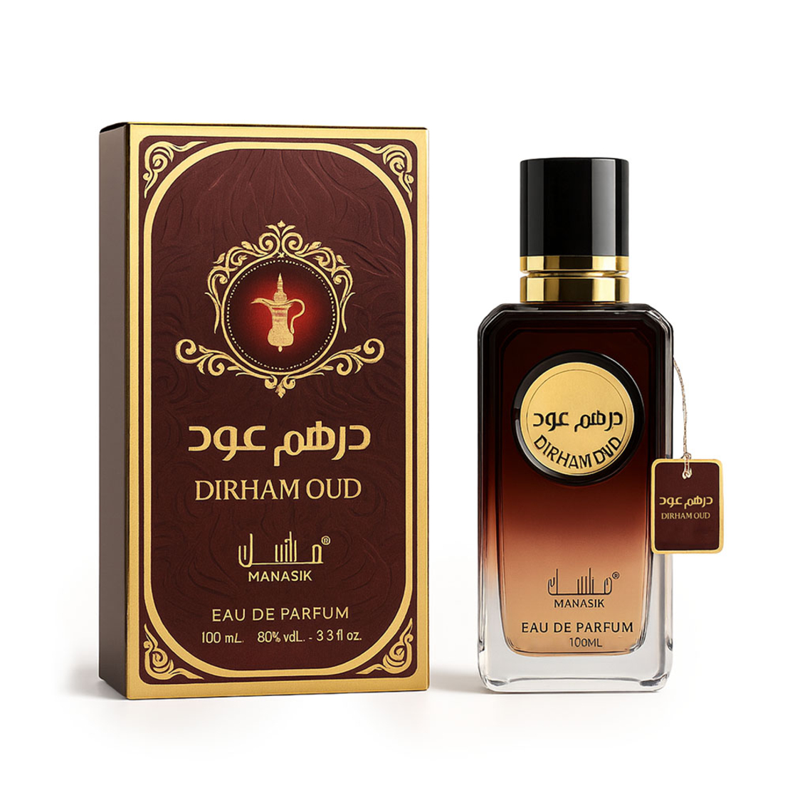 Арабски МЪЖКИ парфюм - MANASIK - DIRHAM OUD 100мл
