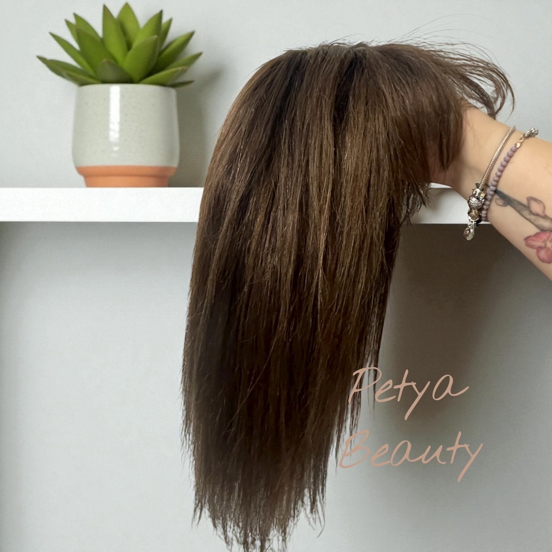 Перука - 100% естествен косъм - БИАНКА