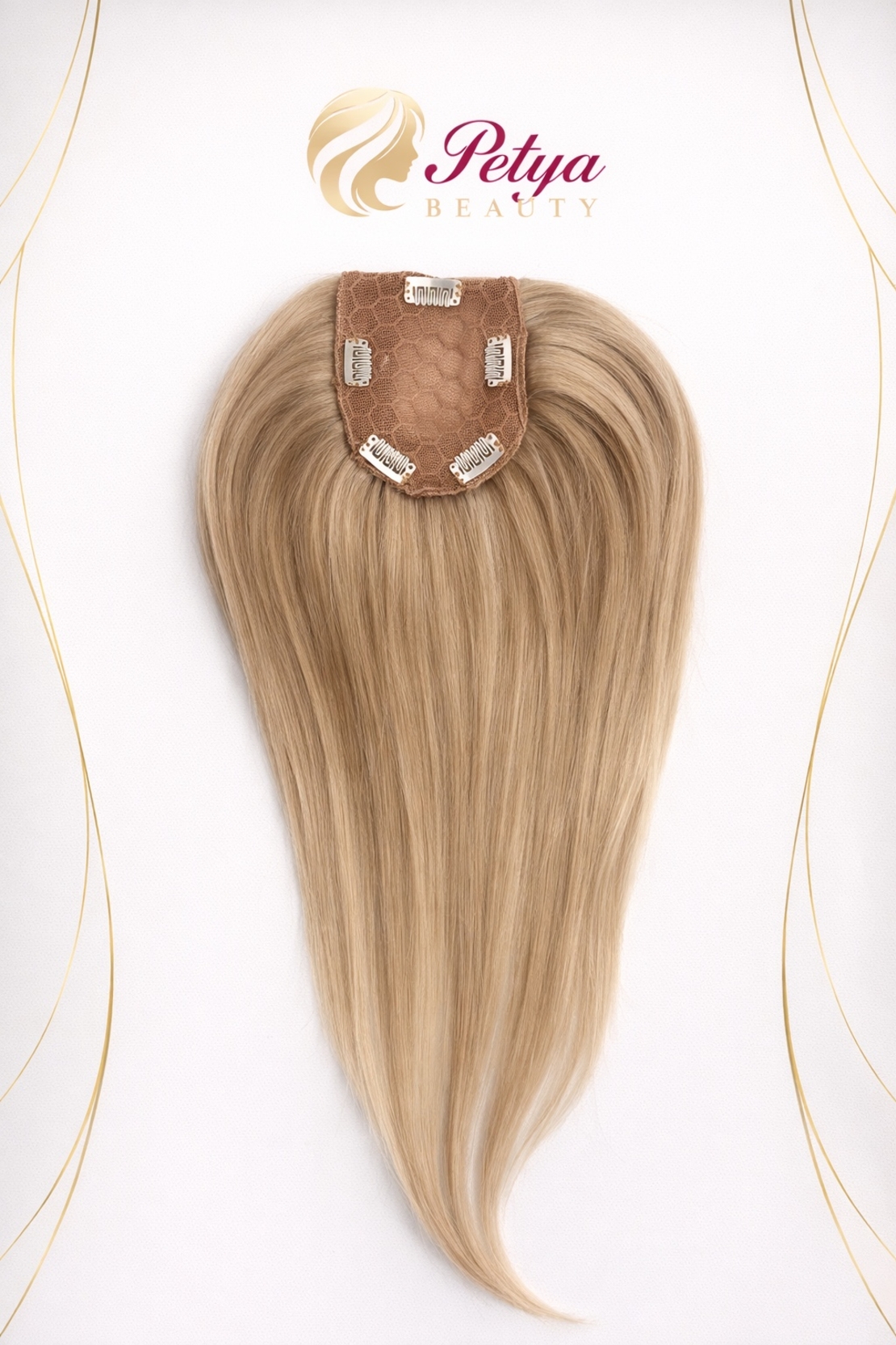 Тупе - 100% естествен косъм – Модел МАКСИ - Тъмно русо