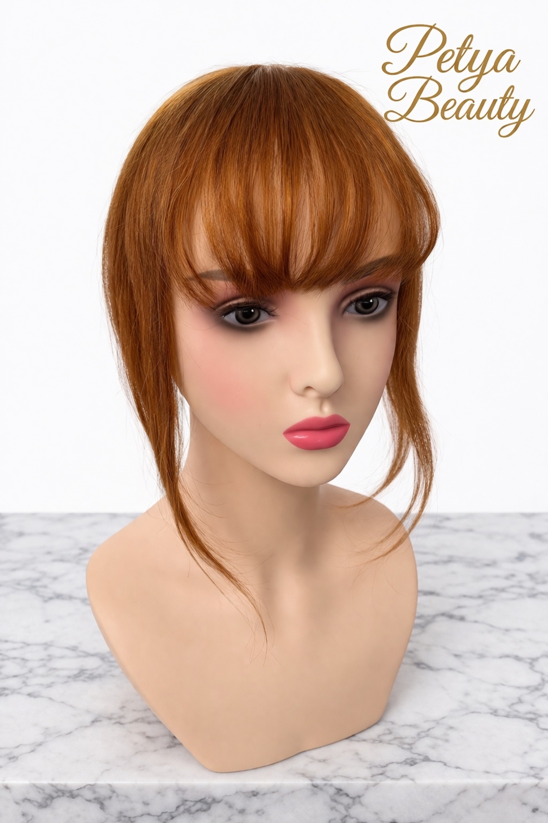 Тупе - 100% естествен косъм – Модел МИНИ - Джинджър