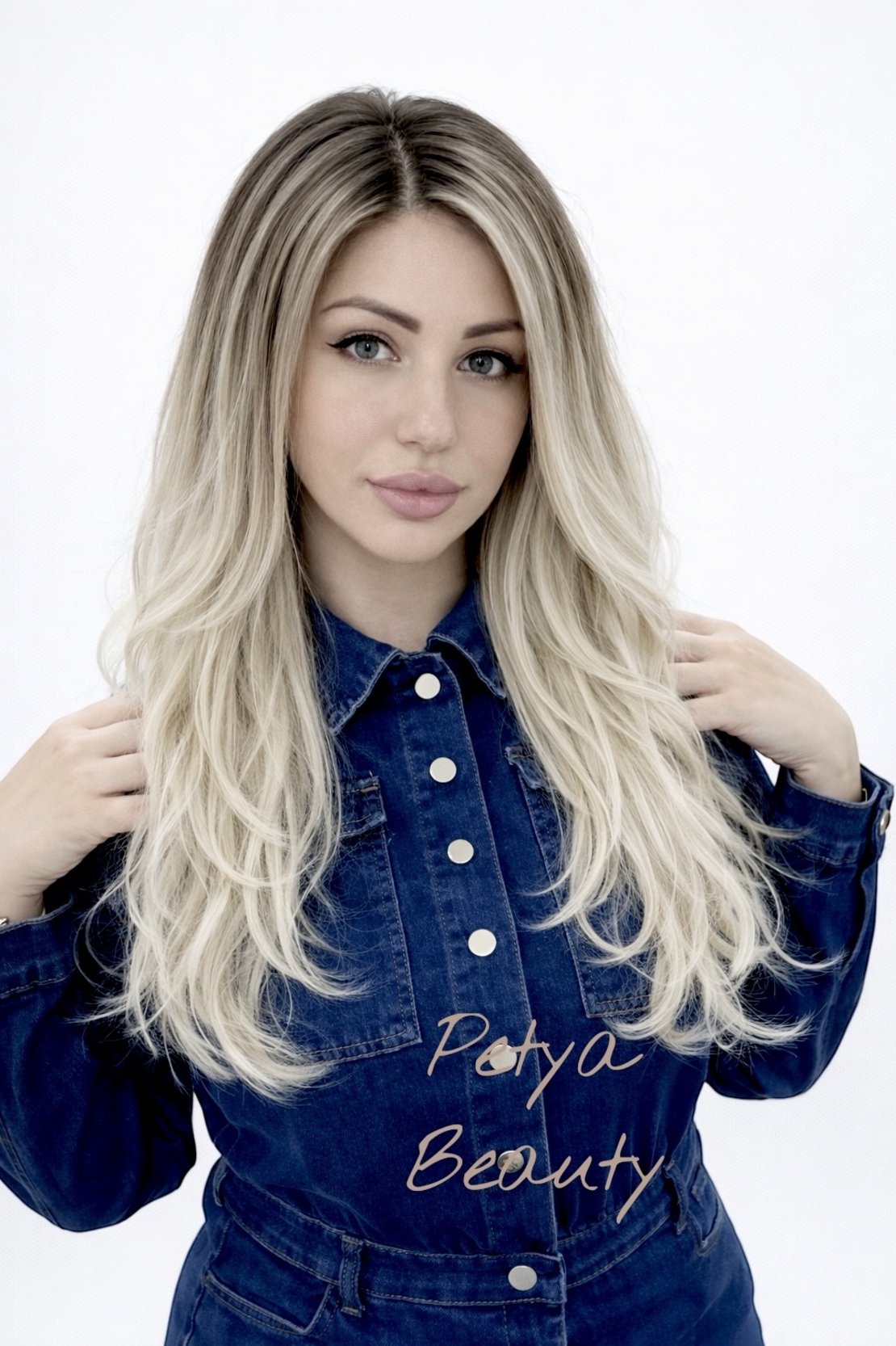 Перука - 100% естествен косъм - АНЕЛИЯ