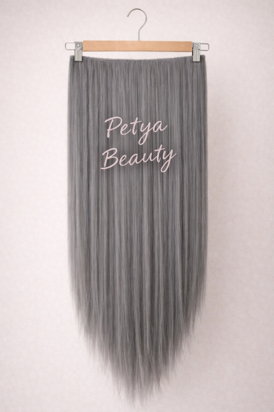 Комплект екстеншън от 7 части в цвят - СИВ