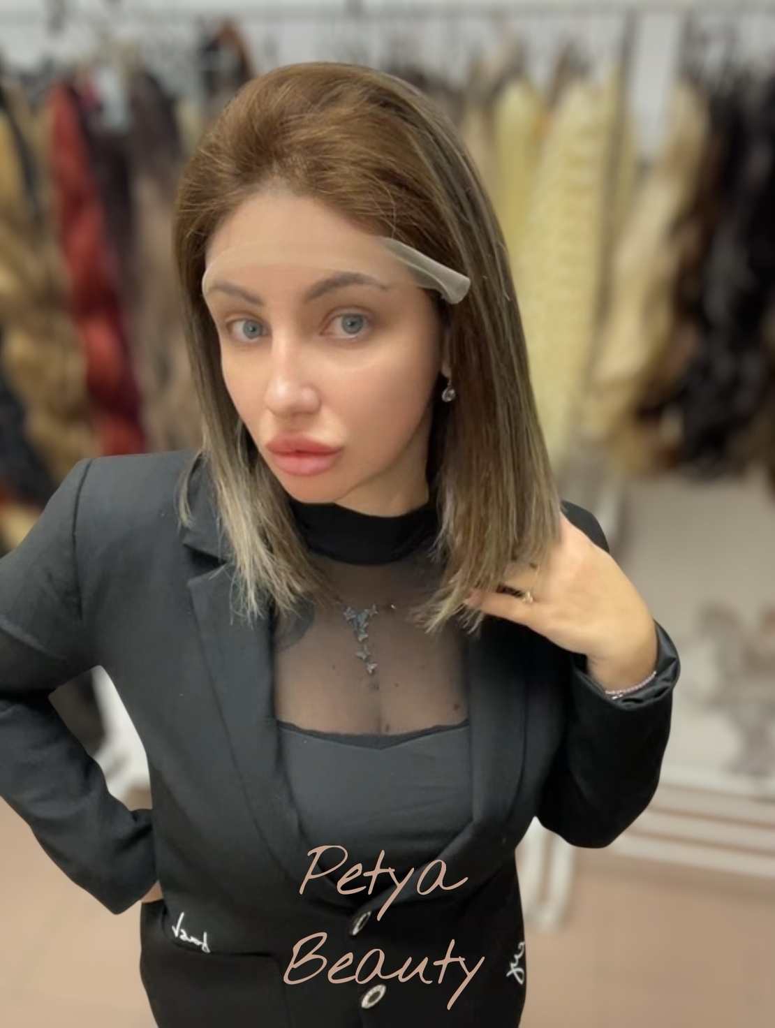 Перука - 100% естествен косъм - ГЛОРИЯ