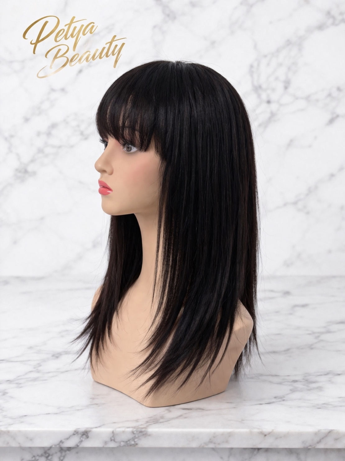 Перука - 100% естествен косъм - ЕВЕЛИН