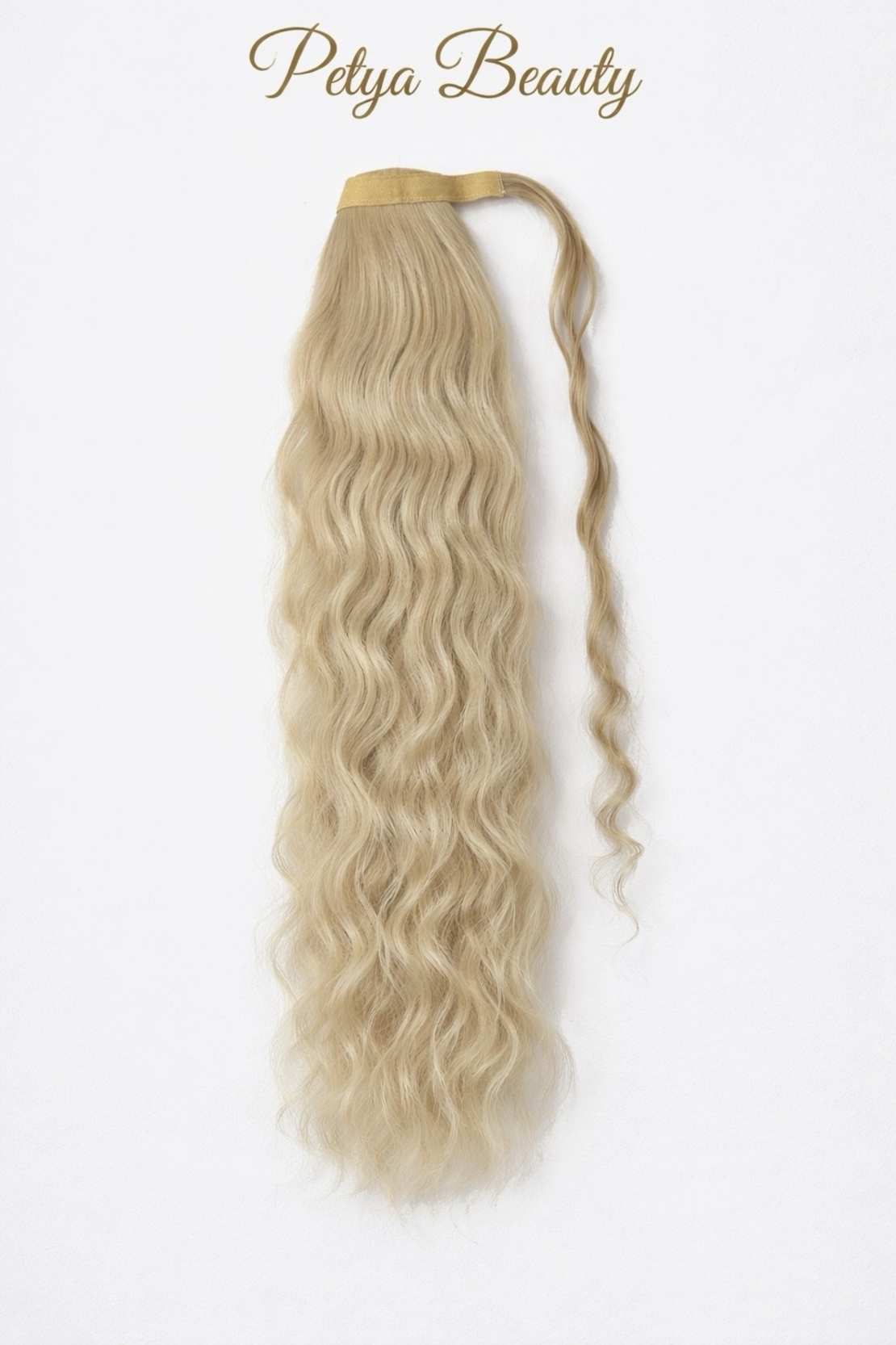 Опашка с лента/кичур - Пясъчно русо (вълни)