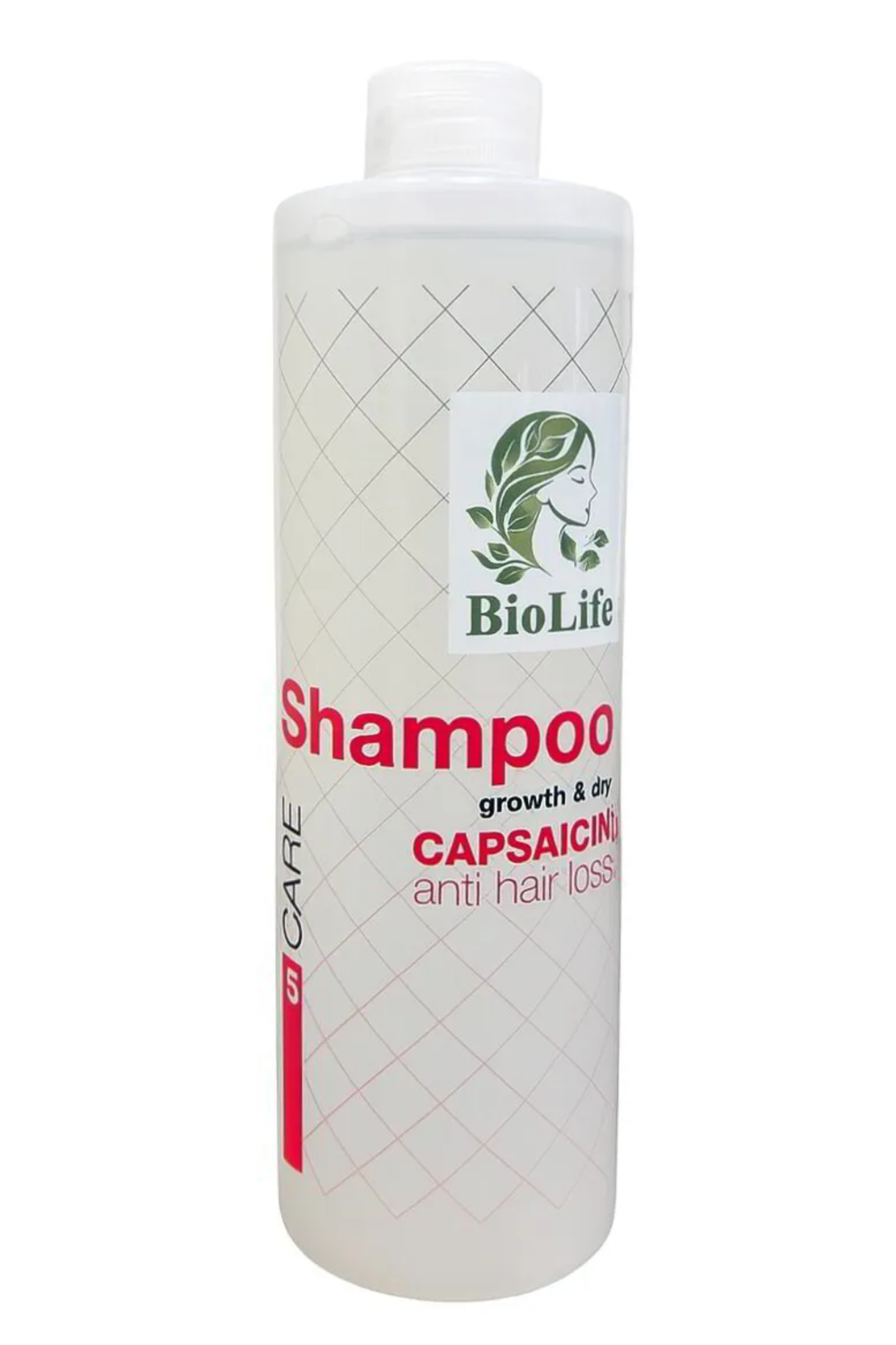 Шампоан против косопад и за бърз растеж с капсаицин BioLife Capsaicin Shampoo (500 ml)