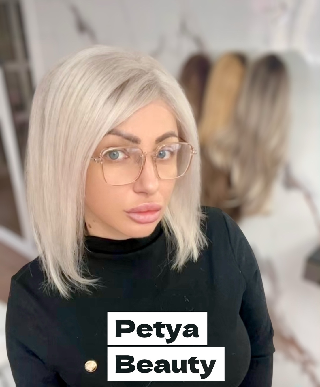 Перука - 100% естествен косъм - ЛИДИЯ