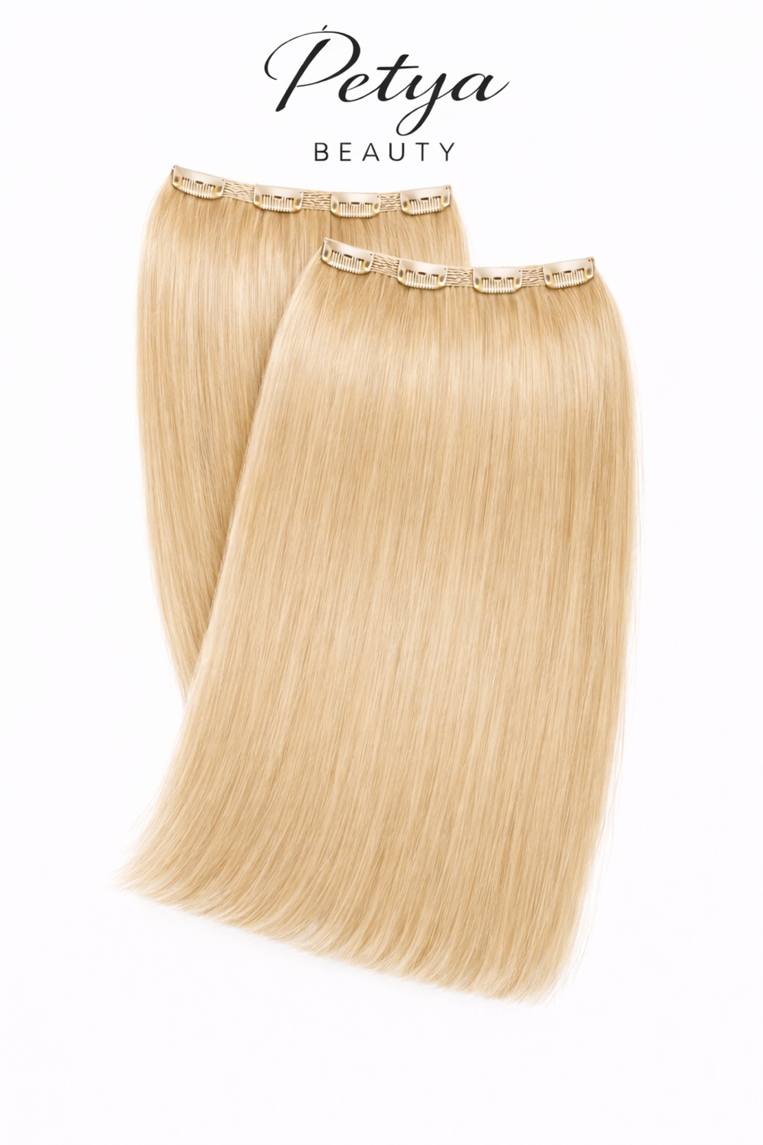 100% Естествен косъм - Екстеншън от 2 части - 100 грама