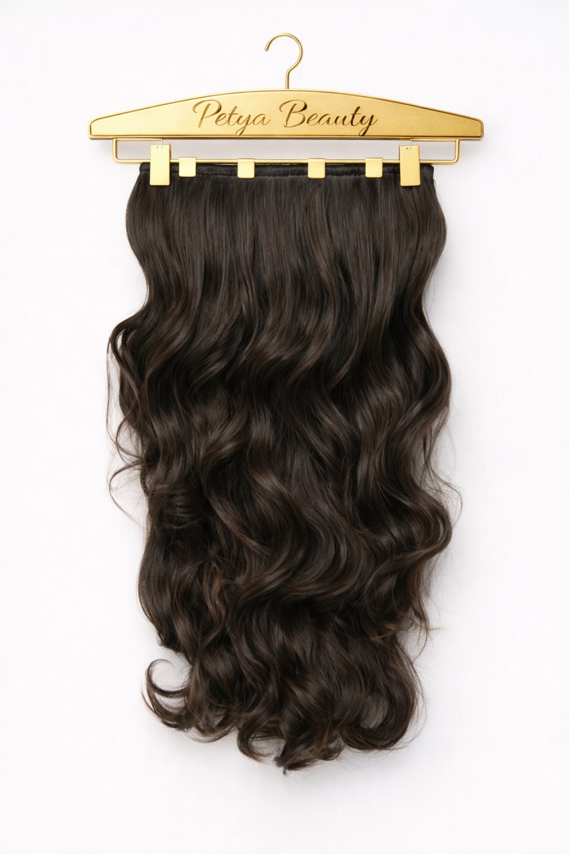 Екстеншън на цял ред /ПРЕМИУМ/ - КАФЯВО No:5 (ВЪЛНИ)