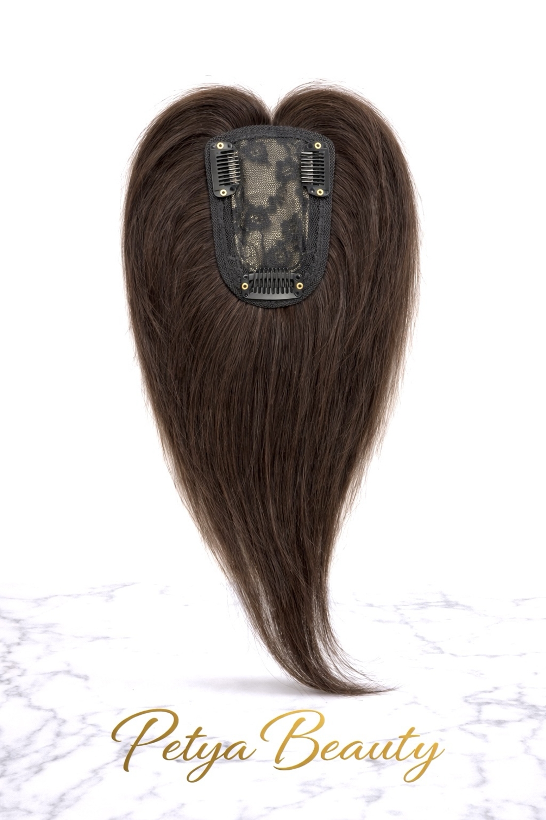 Тупе - 100% естествен косъм – Модел МИНИ - Кестеняво No: 6.0