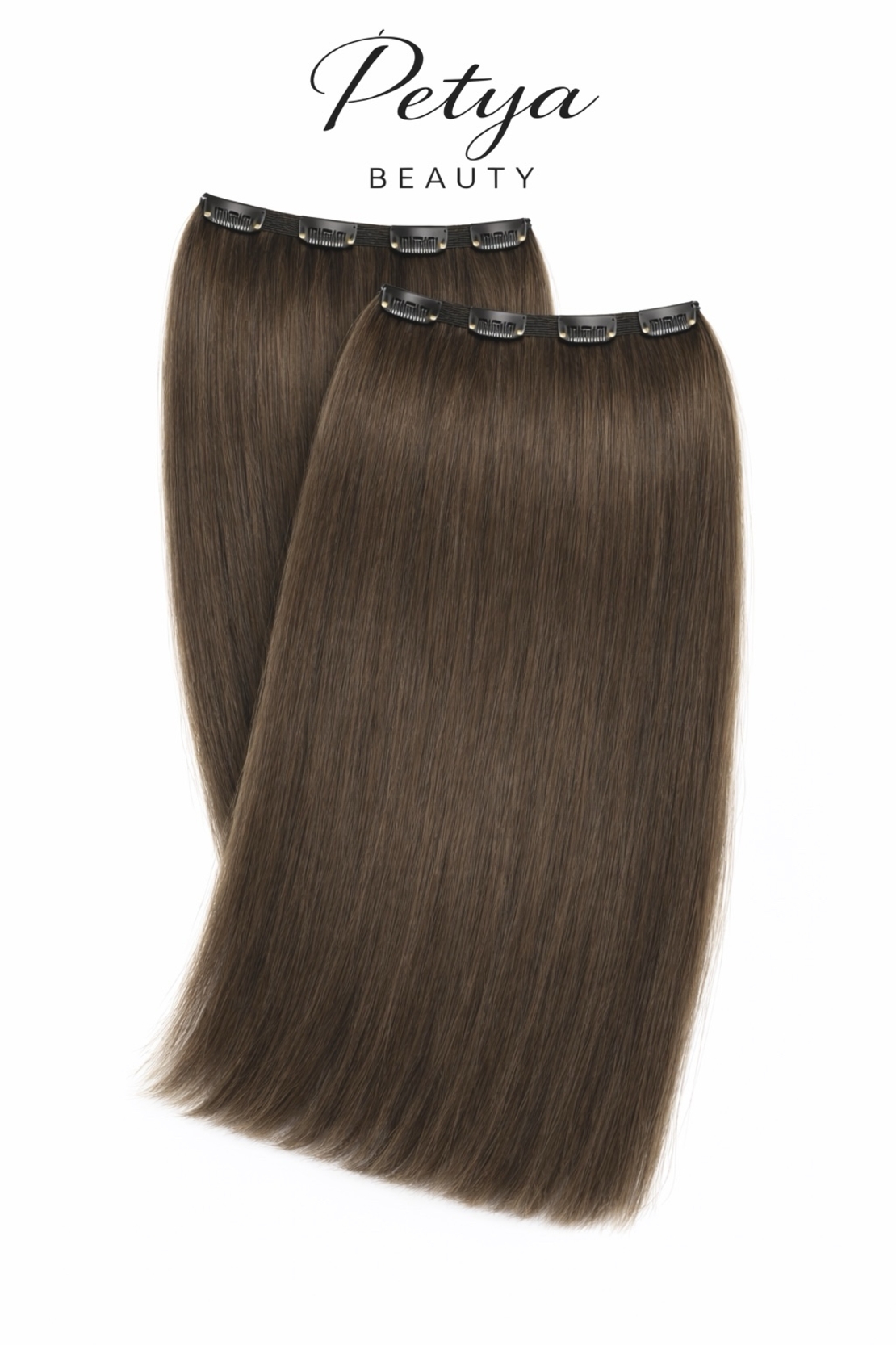 100% Естествен косъм - Екстеншън от 2 части - 150 грама