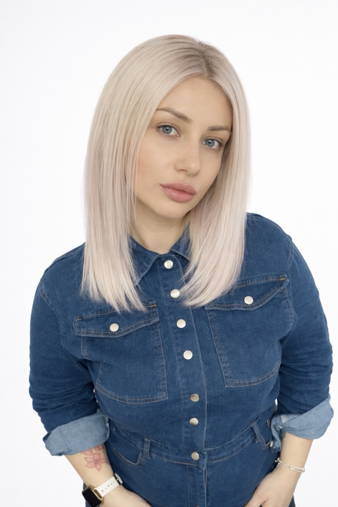 Перука - 100% естествен косъм - КАТРИН