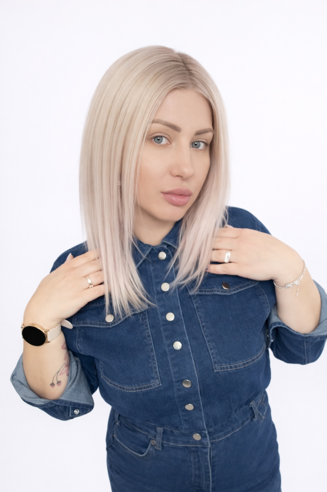 Перука - 100% естествен косъм - КАТРИН