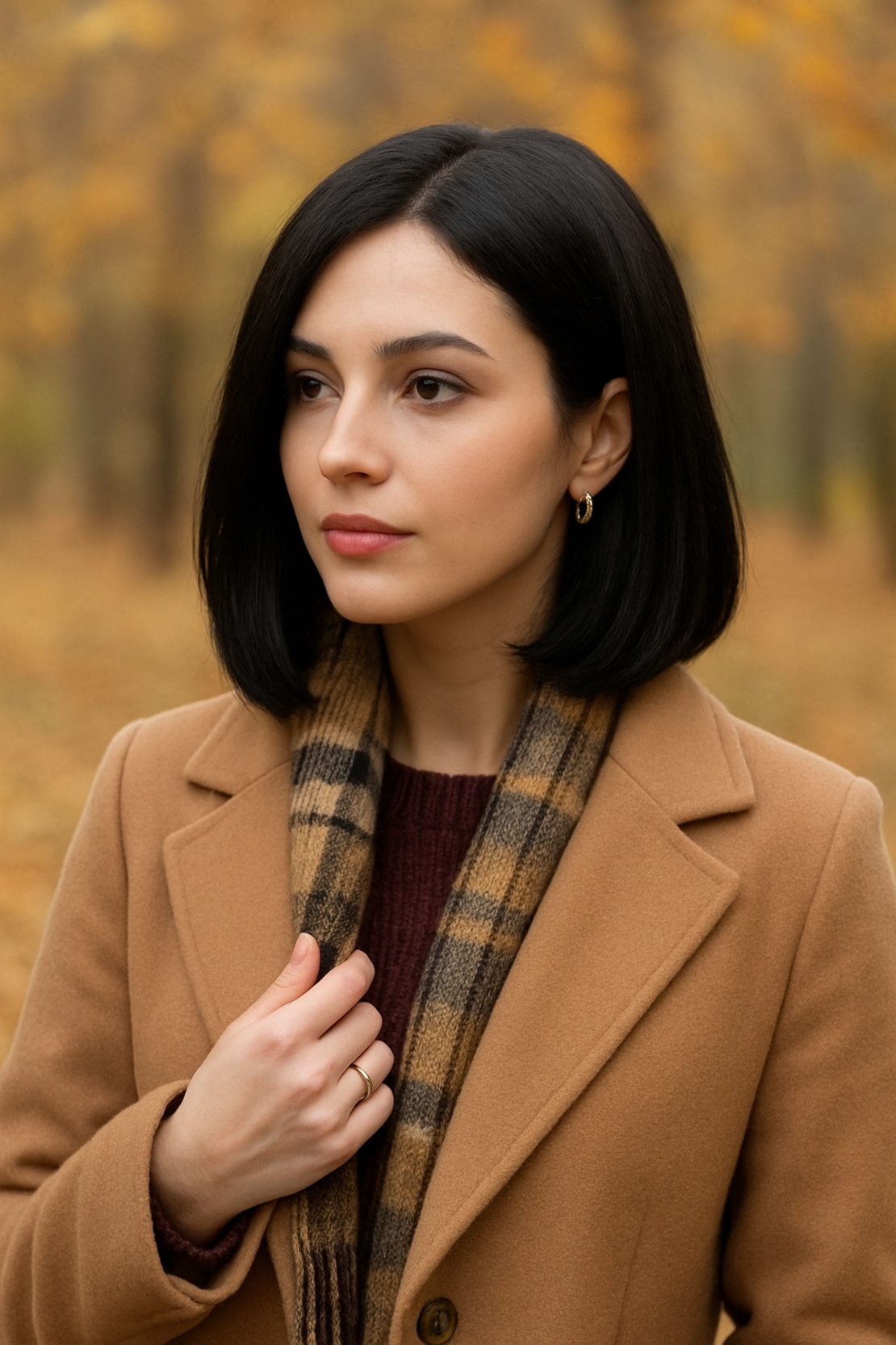 Перука - 100% естествен косъм - МЕГАН