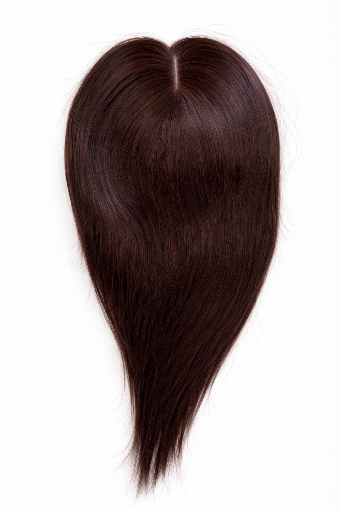 Тупе - 100% естествен косъм – Модел СТАНДАРТ - Кафяво/махагон 45см